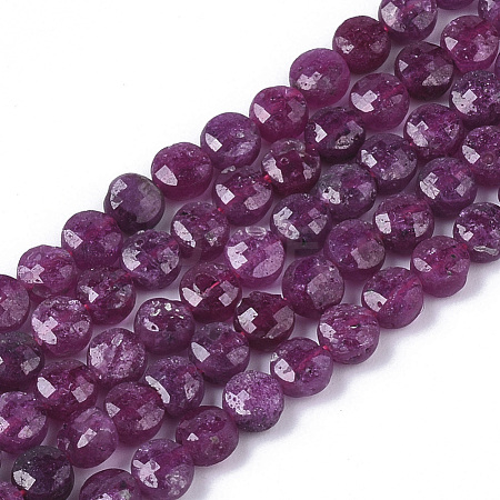 Natural Ruby Beads Strands G-S362-014-1