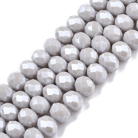 Electroplate Glass Beads Strands LS-EGLA-A044-P8mm-A19-1