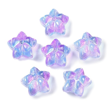 Transparent Spray Paint Glass Beads X1-GLAA-H035-02K-1