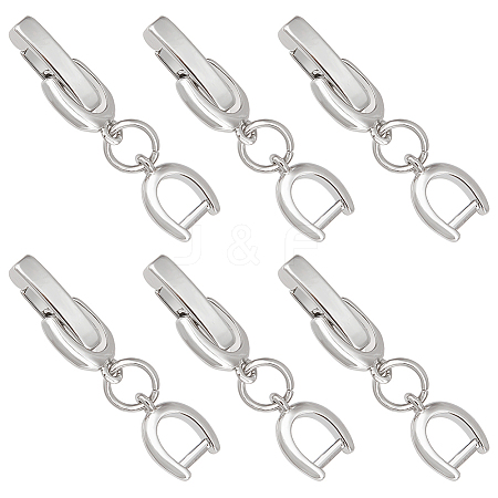 6Pcs Brass Watch Band Clasps DIY-BC0013-44A-P-1