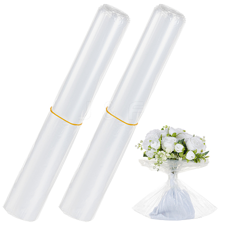 50Pcs Plastic Bouquet Freshness Preservation Bags DIY-WH0899-601B-1