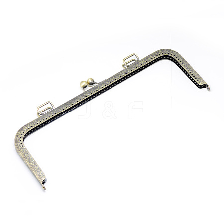 Iron Purse Frame Handle for Bag Sewing Craft Tailor Sewer X-FIND-T008-075AB-1