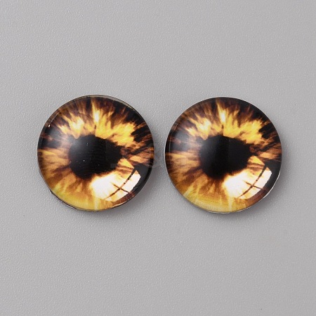 Glass Cabochons GLAA-WH0033-75E-07-1