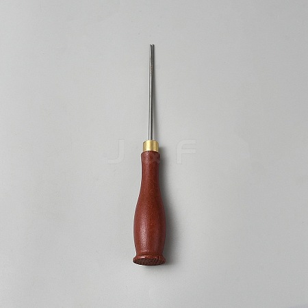 Wooden Awl Pricker Sewing Tool TOOL-WH0059-071B-1