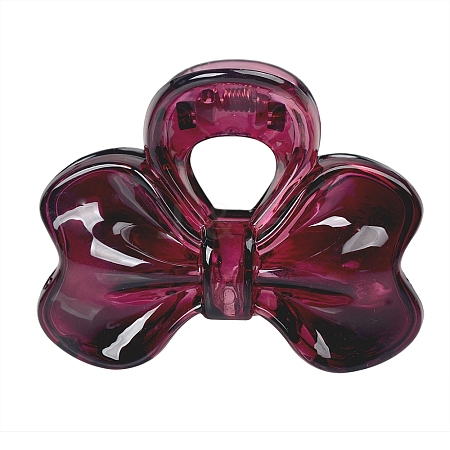 Plastic Bowknot Claw Hair Clips PW-WG4750B-04-1