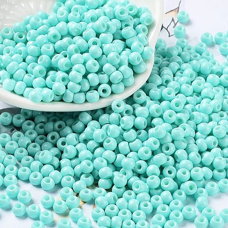 Baking Paint Glass Seed Beads SEED-H002-I-A525-1