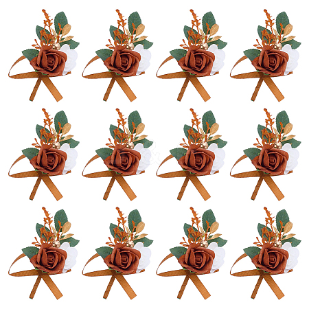12Pcs 2 Bags PE Plastic Brooches JEWB-GO0001-24-1