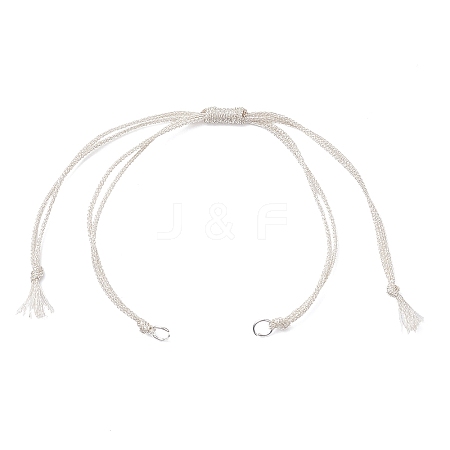 Polyester Cord Braided Bracelet Making AJEW-JB01377-01-1