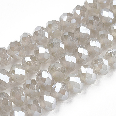 Electroplate Glass Beads Strands EGLA-A044-J4mm-A10-1