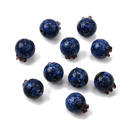 Handmade Lampwork Bumpy Beads LAMP-V002-01B-1