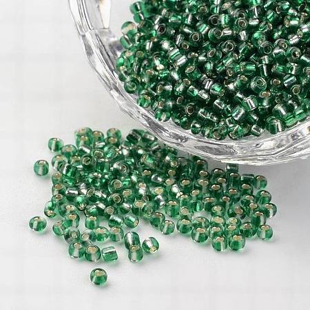 12/0 Transparent Silver Lined Glass Beads SEED-M008-A01-1
