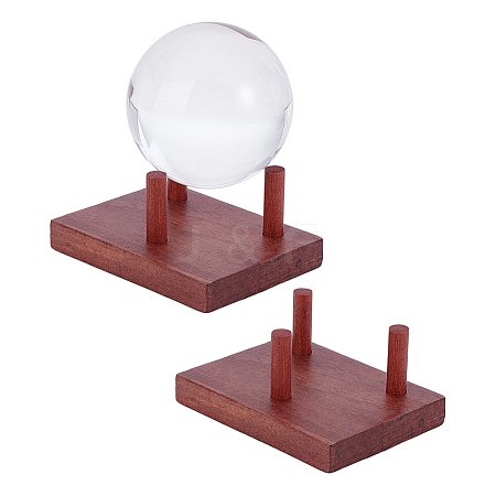 2 Boxs Pine Wood Raw Mineral Display Holder ODIS-UN0001-14B-1
