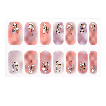 Full Cover Nombre Nail Stickers MRMJ-S060-ZX3350-1