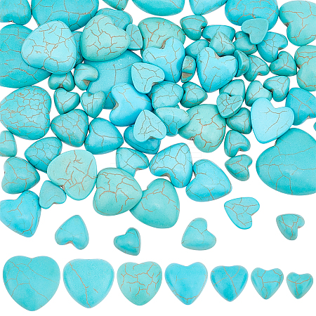   Synthetic Blue Turquoise Cabochons G-PH0001-89-1