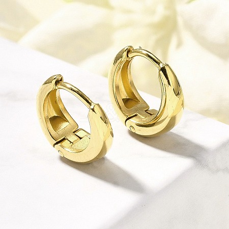 304 Stainless Steel Hoop Earrings for Women EJEW-C096-52G-1