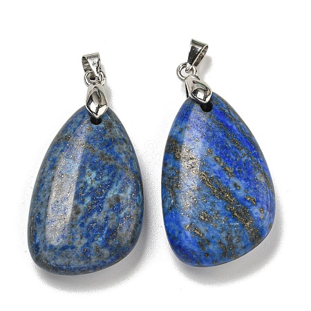 Natural Lapis Lazuli Pendants G-G147-02P-08-1