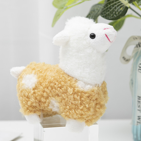 Cute Plush PP Cotton Alpaca Doll Pendant Decorations PW-WG96699-02-1