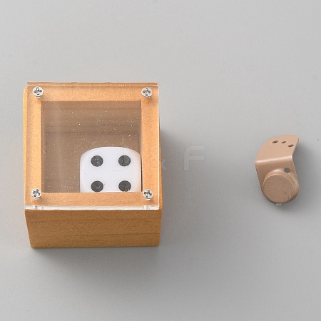 Wood Dice AJEW-WH0413-10-1