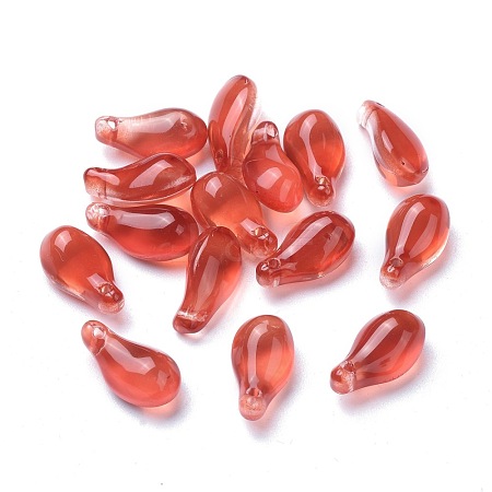Transparent Glass Pendants GLAA-M040-A04-1