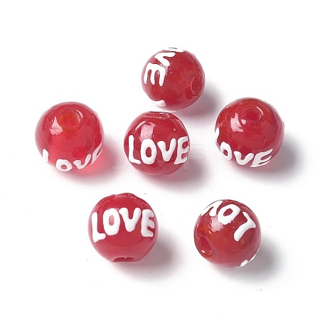 Handmade Lampwork Enamel Beads BLOW-D300-05A-1