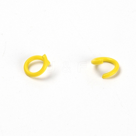 Baking Paint Metal Open Jump Rings LS-FIND-TAC0001-24H-1