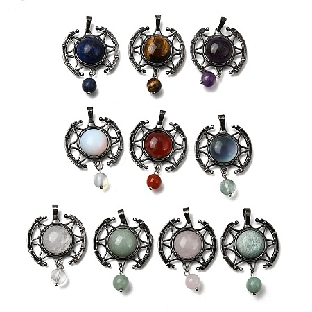 Natural & Synthetic Gemstone Pendants GG-CBA7610-03AS-1