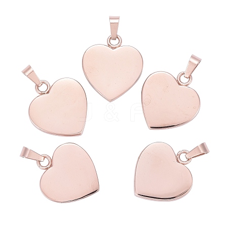Ion Plating(IP) Fashionable 304 Stainless Steel Stamping Blank Tag Pendants LS-STAS-J002B-01RG-1