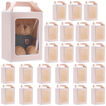 Folding Paper Gift Bags ABAG-WH0045-44A-1