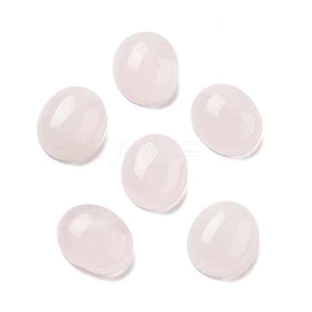 Natural Rose Quartz Cabochons G-G145-01A-38-1