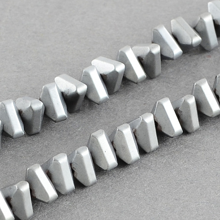 Electroplate Non-magnetic Synthetic Hematite Beads Strands G-R208-06-1