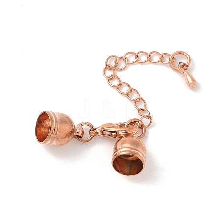 Brass Chain Extender KK-K001-6mm-RG-1