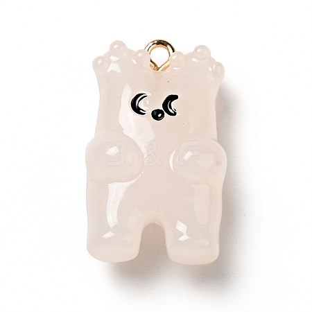 Cartoon Opaque Resin Pendants LS-FIND-I029-01E-1