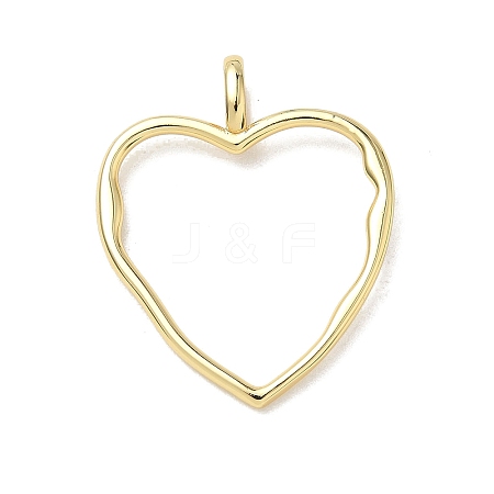 Valentine's Day Brass Pendants KK-E796-10G-1