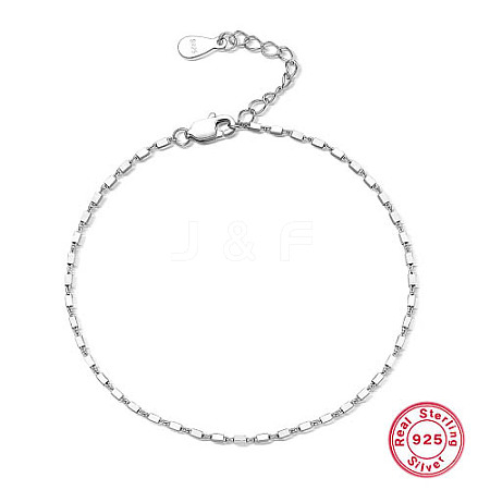 925 Sterling Silver Link Bracelets for Women MN6877-1-1
