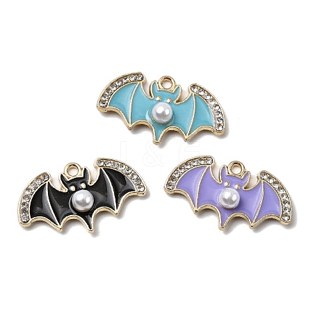 Halloween Alloy Enamel Pendants LS-FIND-D307-01G-1