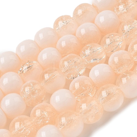 Crackle Glass Beads X1-GLAA-U001-8mm-05-1