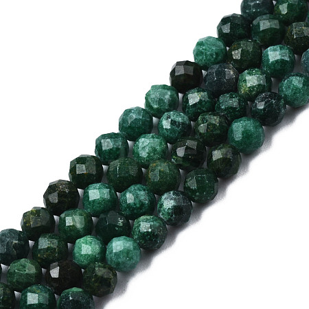 Natural Emerald Beads Strands G-R475-022C-1