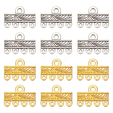 ARRICRAFT 60pcs 2 colors Alloy Chandelier Component Links FIND-AR0004-69-1