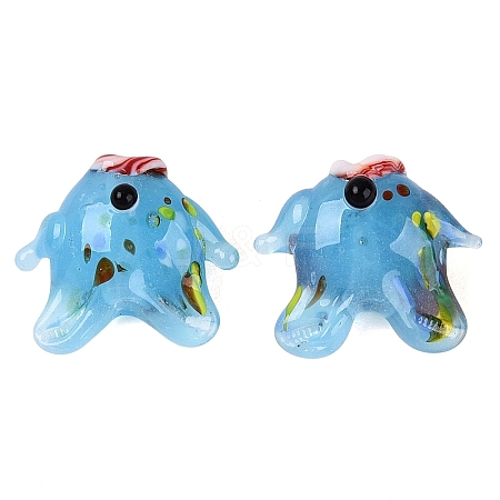 Handmade Lampwork Beads LAMP-T023-16P-1
