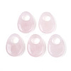 Natural Rose Quartz Large Hole Pendants G-N348-06B-02-1