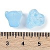 Transparent Spray Paint Glass Beads GLAA-H035-03G-3