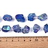 Dyed Electroplate Raw Rough Natural Amethyst Beads Strands G-Q610-05A-5