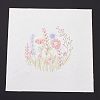 DIY Embroidery Fabric with Eliminable Pattern DIY-P032-C01-1