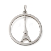 Non-Tarnish 304 Stainless Steel Pendants STAS-C086-05E-P-1