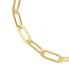 3Pcs 304 Stainless Steel & Brass Paperclip Chain Bracelets Set for Women BJEW-JB12658-6