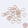 925 Sterling Silver Open Jump Rings STER-F036-02RG-1x7mm-1