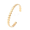 304 Stainless Steel Open Cuff Bangles for Women BJEW-K293-01A-G-4