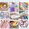   38Pcs Acrylic & Resin & Polymer Clay Rhinestone Large Hole Beads FIND-PH0007-85-6