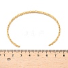 304 Stainless Steel Cuff Bangles for Women AJEW-P127-15G-5
