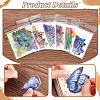 AHADERMAKER 6 Bags 6 Styles PET Adhesive Waterproof Stickers Set DIY-GA0005-94-3